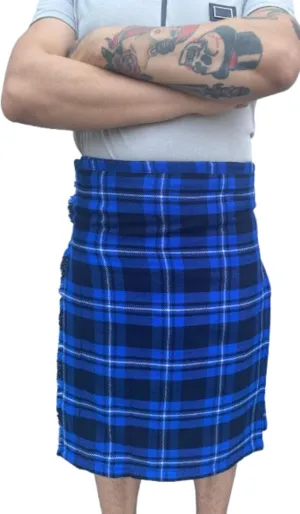 Kilt for Men Scottish Tartan Mens Kilt Highland Leather Straps