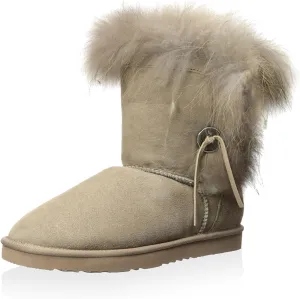 Koolaburra Women's Trishka Short Fur,Seta Sheepskin,US 5 M