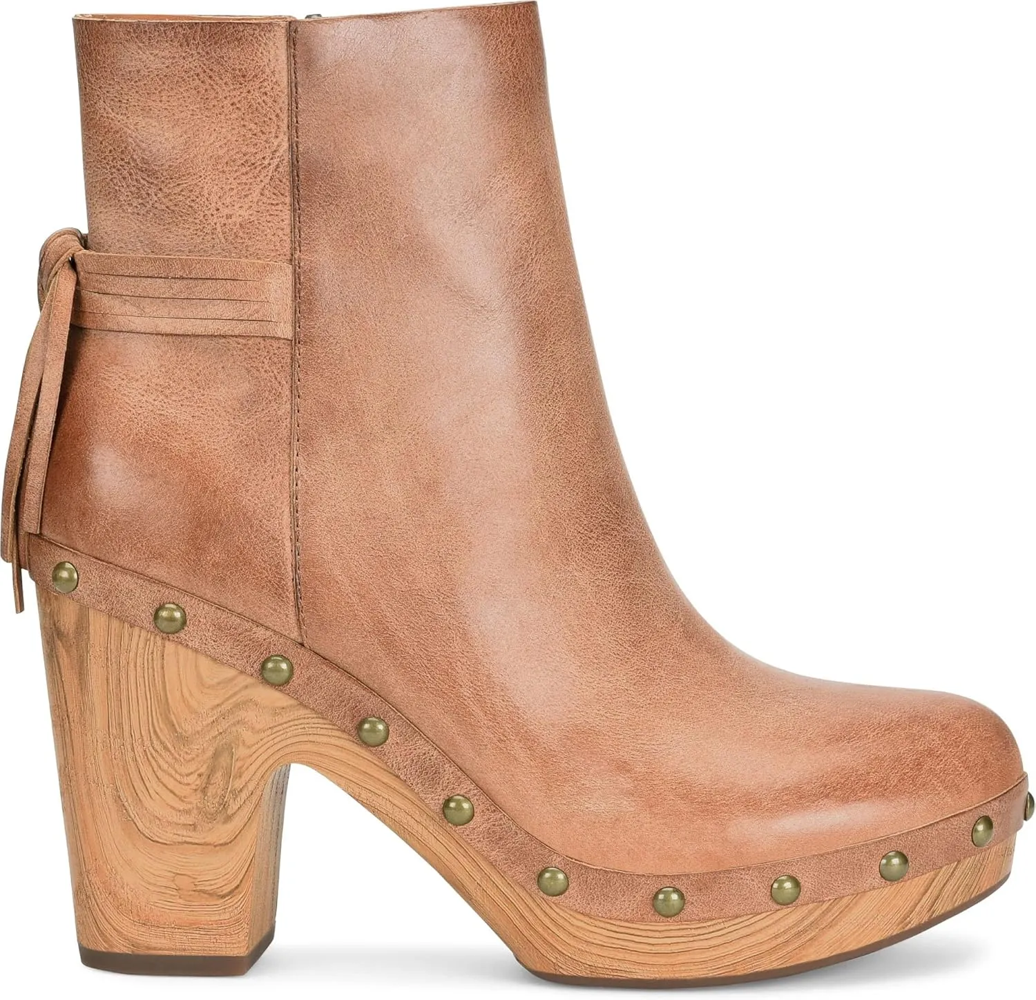 KORK-EASE Women's Dianna Ultra-soft Leather Bootie w/Tassels