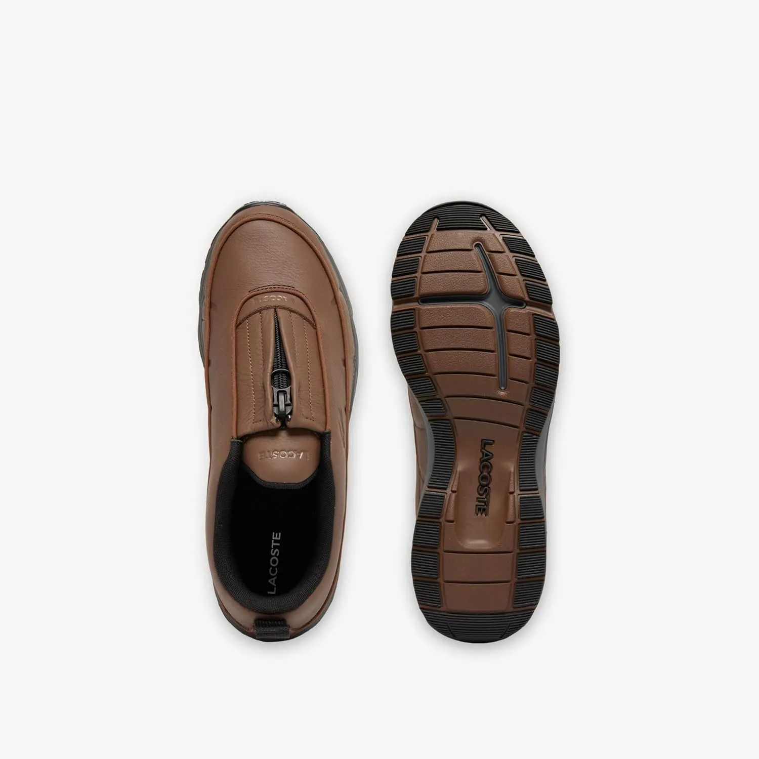 Lacoste Men's Audyssor Zip Og Leather Trainers Sneaker