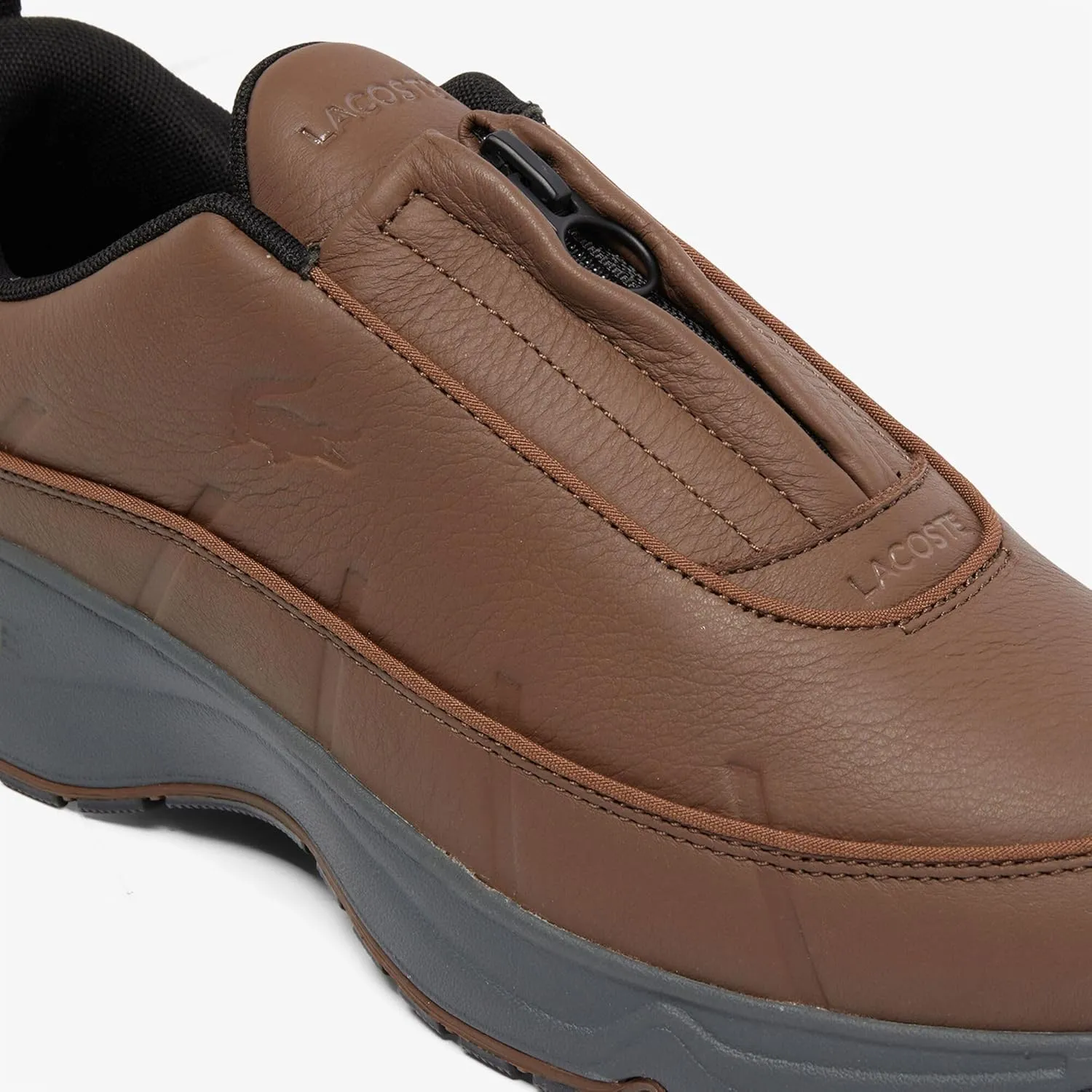 Lacoste Men's Audyssor Zip Og Leather Trainers Sneaker