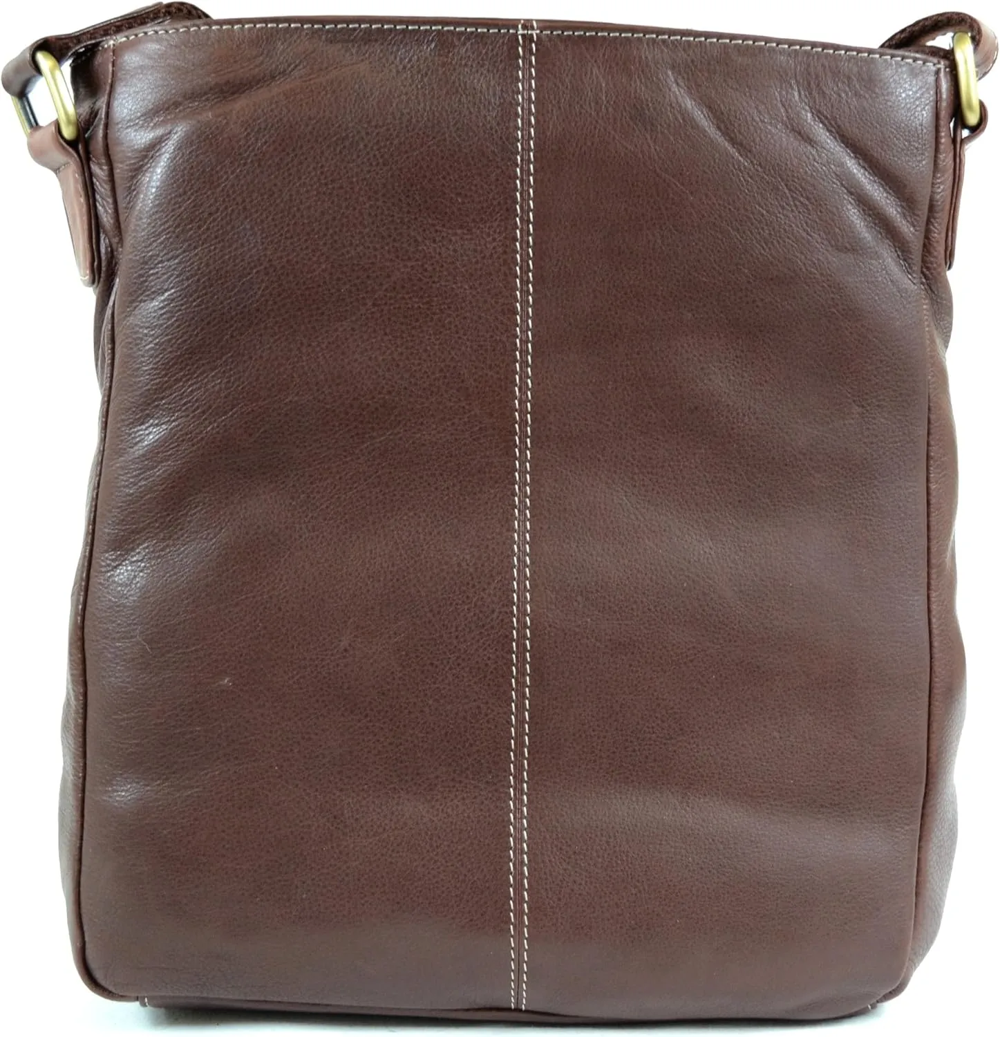 Ladies Soft Premium Leather Shoulder/Cross Body Bag with Buckle Feature