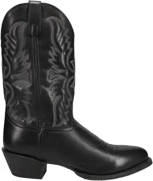 Laredo Mens Harding Embroidered Round Toe Pull On Casual Boots Mid Calf - Grey