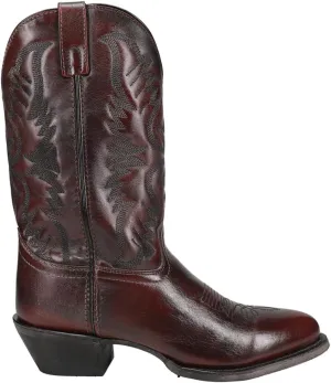 Laredo Mens Harding Embroidered Round Toe Pull On Casual Boots Mid Calf - Grey
