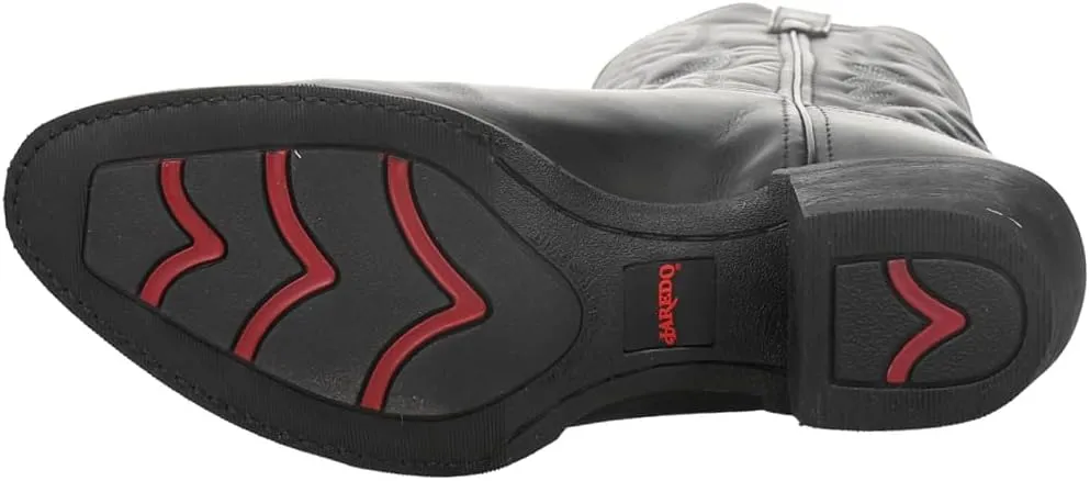 Laredo Mens Harding Embroidered Round Toe Pull On Casual Boots Mid Calf - Grey
