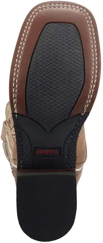 Laredo Womens Kite Days Embroidery Square Toe Casual Boots Mid Calf Low Heel 1-2" - Black