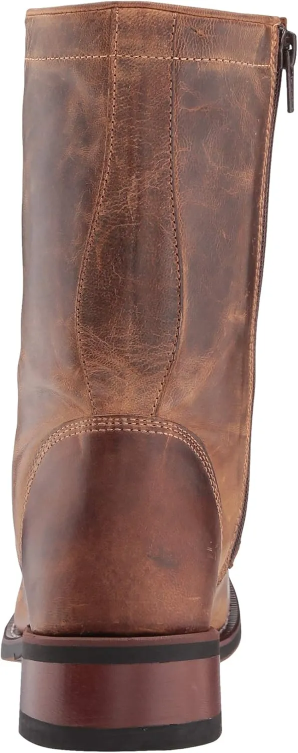 Laredo Womens Maddie Embroidered Round Toe Casual Boots Mid Calf Low Heel 1-2" - Black