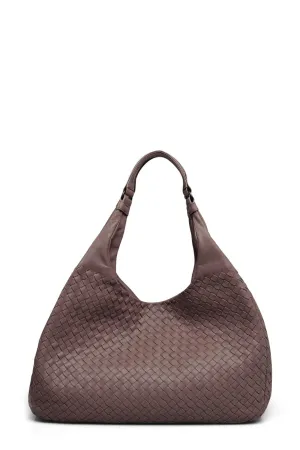 Large Campana Intrecciato Bag Dusty Pink