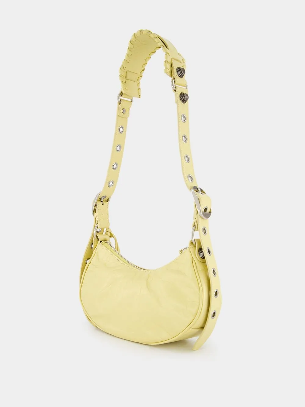 Le Cagole XS Yellow shoulder bag