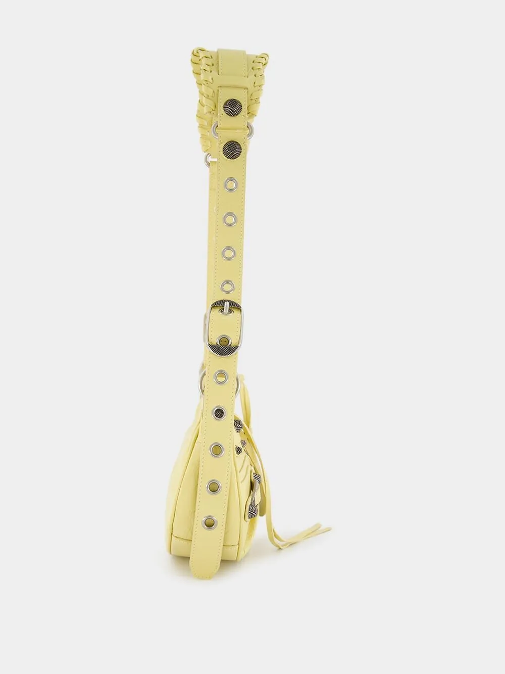 Le Cagole XS Yellow shoulder bag
