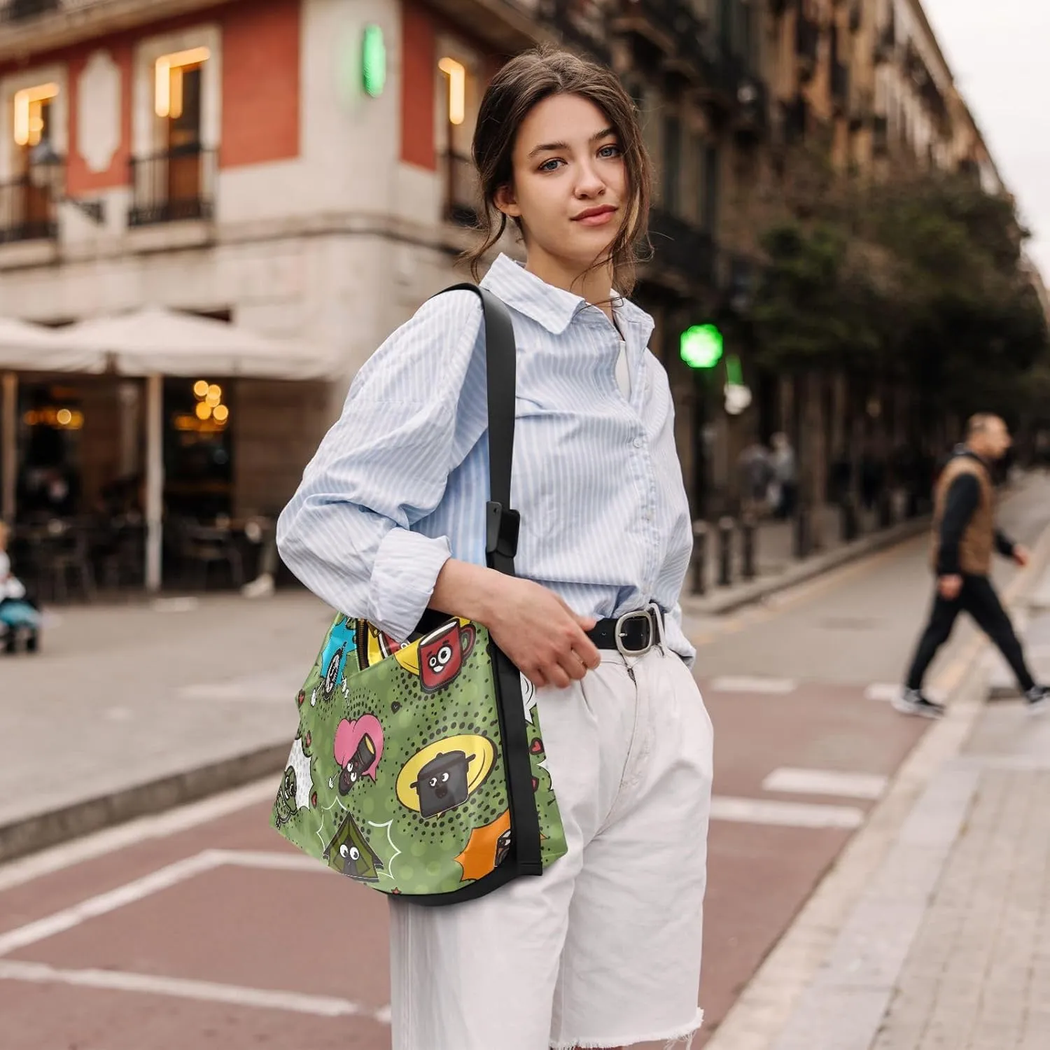 Leather Crossbody Bags for Women Crossbody Purse with Guitar Strap Zipped Pockets Handbag Shoulder Bag Multicolor 1