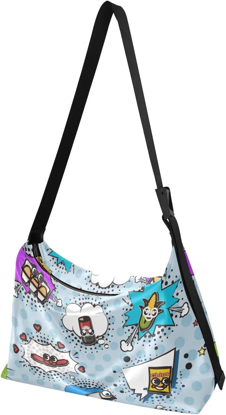 Leather Crossbody Bags for Women Crossbody Purse with Guitar Strap Zipped Pockets Handbag Shoulder Bag Multicolor 1