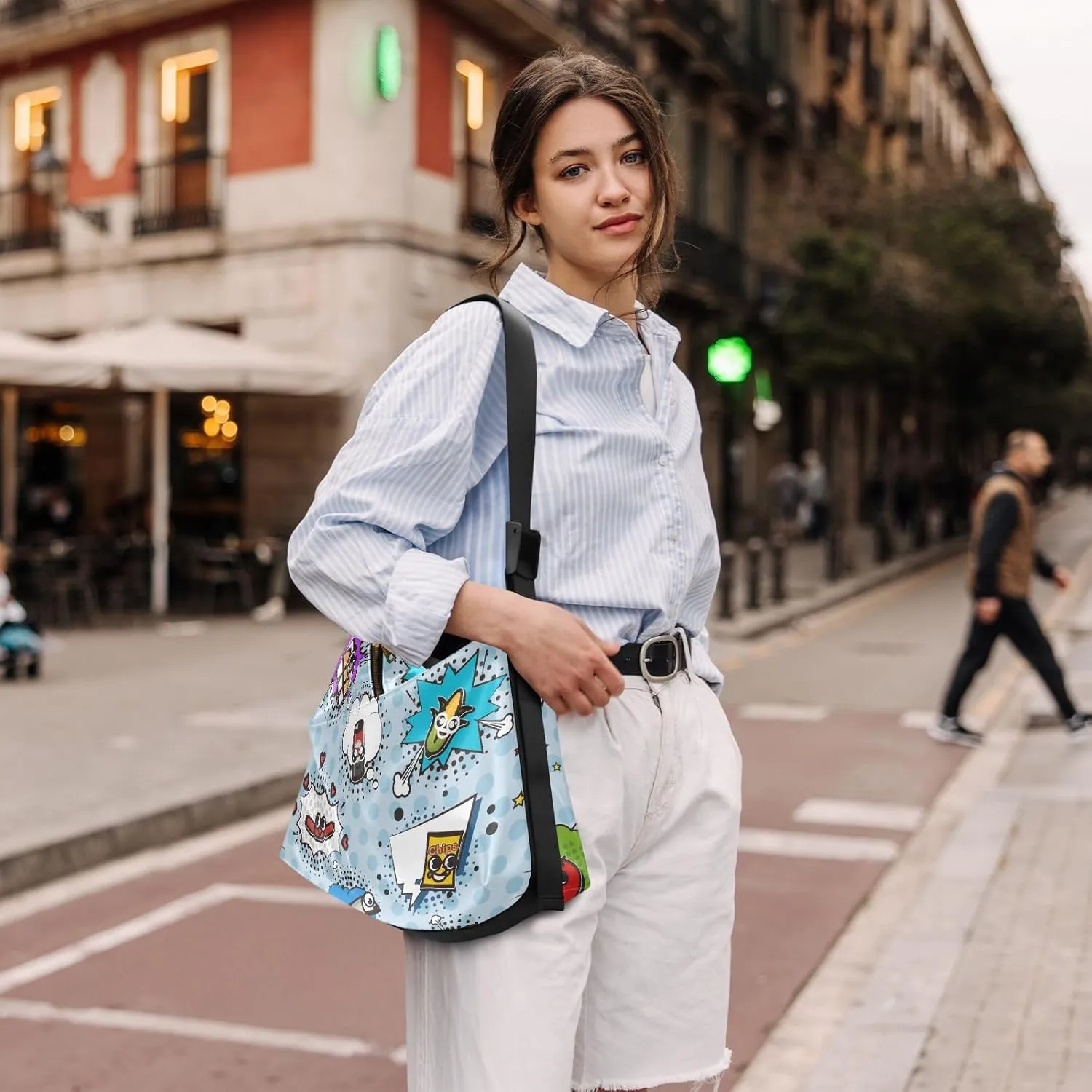 Leather Crossbody Bags for Women Crossbody Purse with Guitar Strap Zipped Pockets Handbag Shoulder Bag Multicolor 1