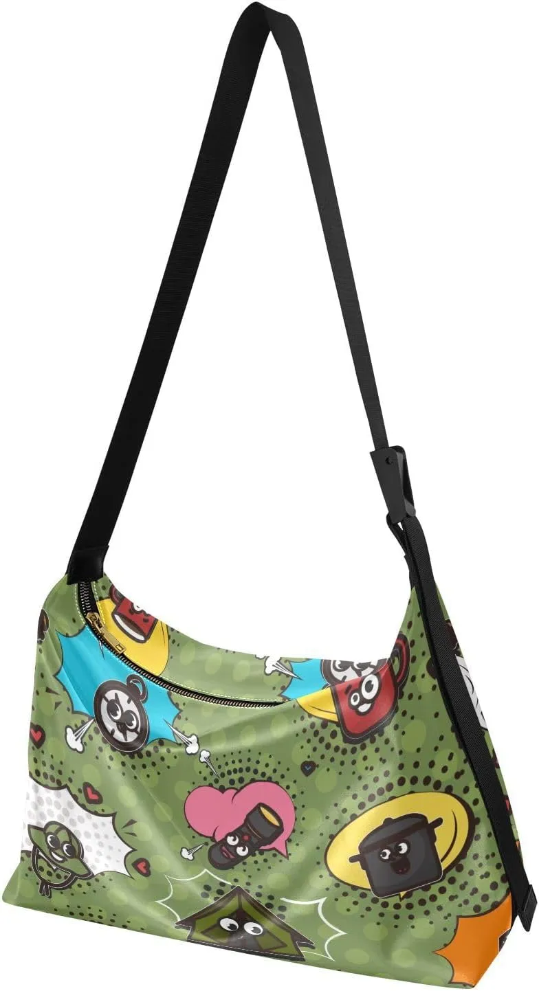 Leather Crossbody Bags for Women Crossbody Purse with Guitar Strap Zipped Pockets Handbag Shoulder Bag Multicolor 1