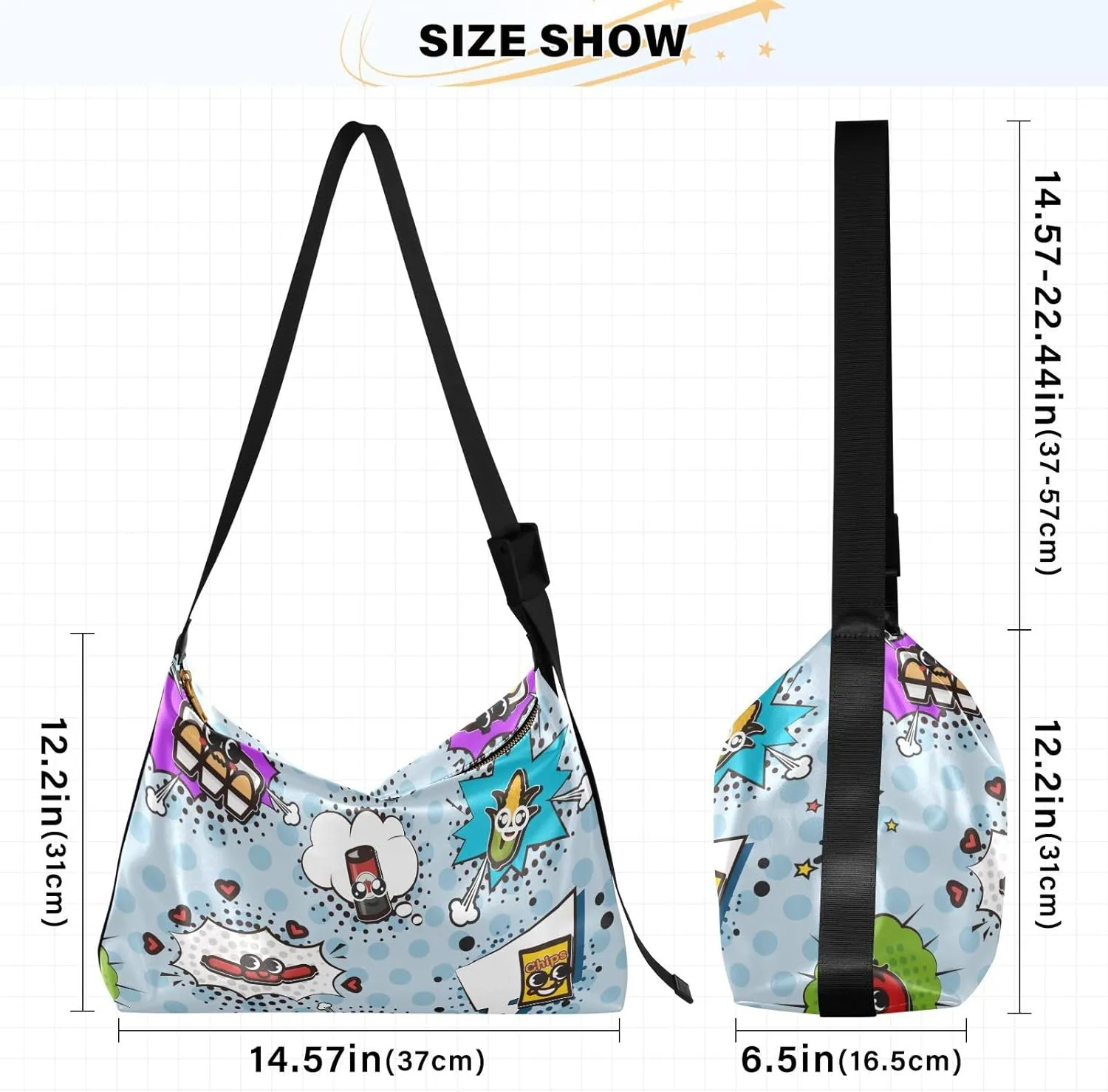 Leather Crossbody Bags for Women Crossbody Purse with Guitar Strap Zipped Pockets Handbag Shoulder Bag Multicolor 1