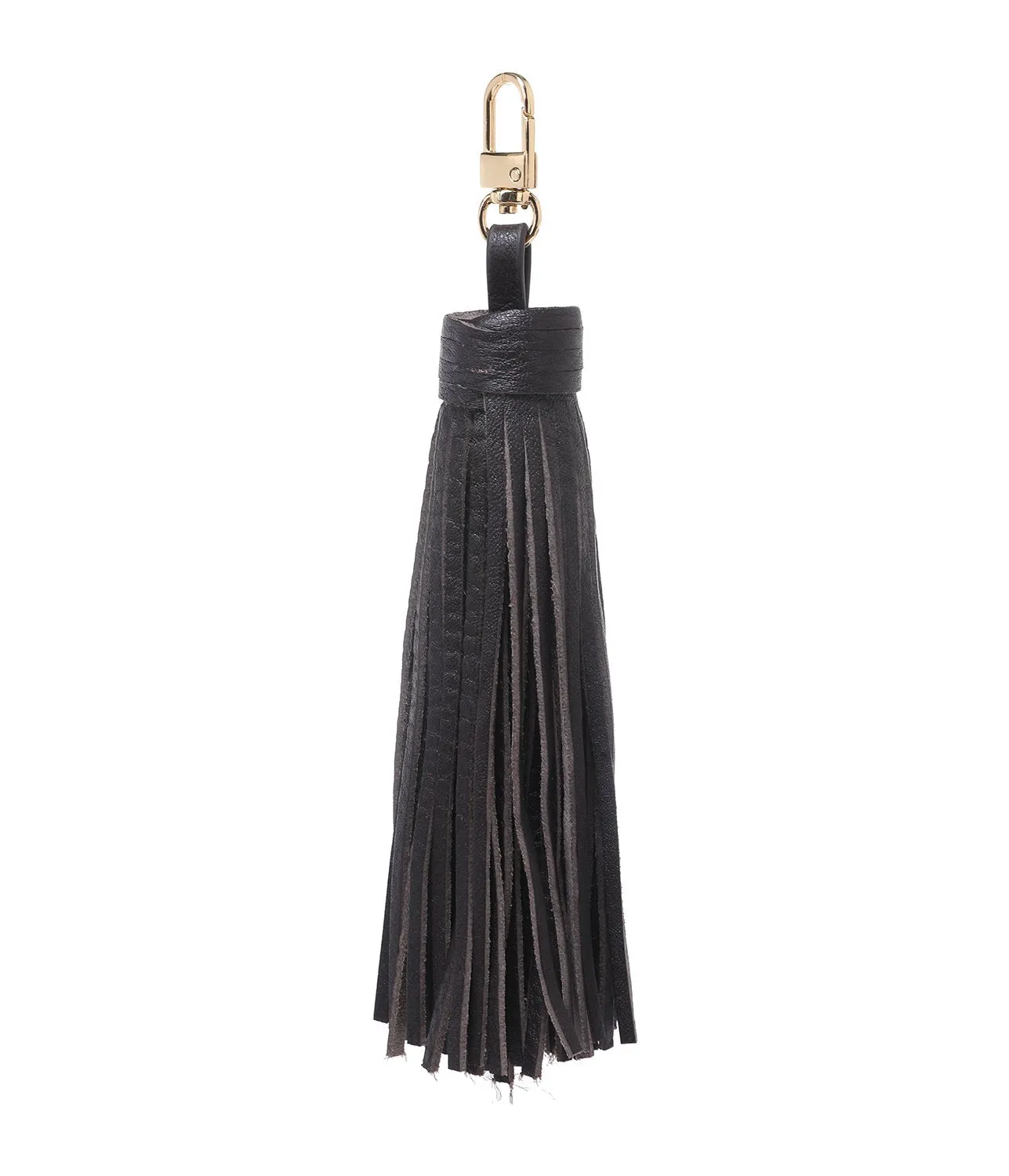 LEATHER TASSEL CHOCOLATE BROWN
