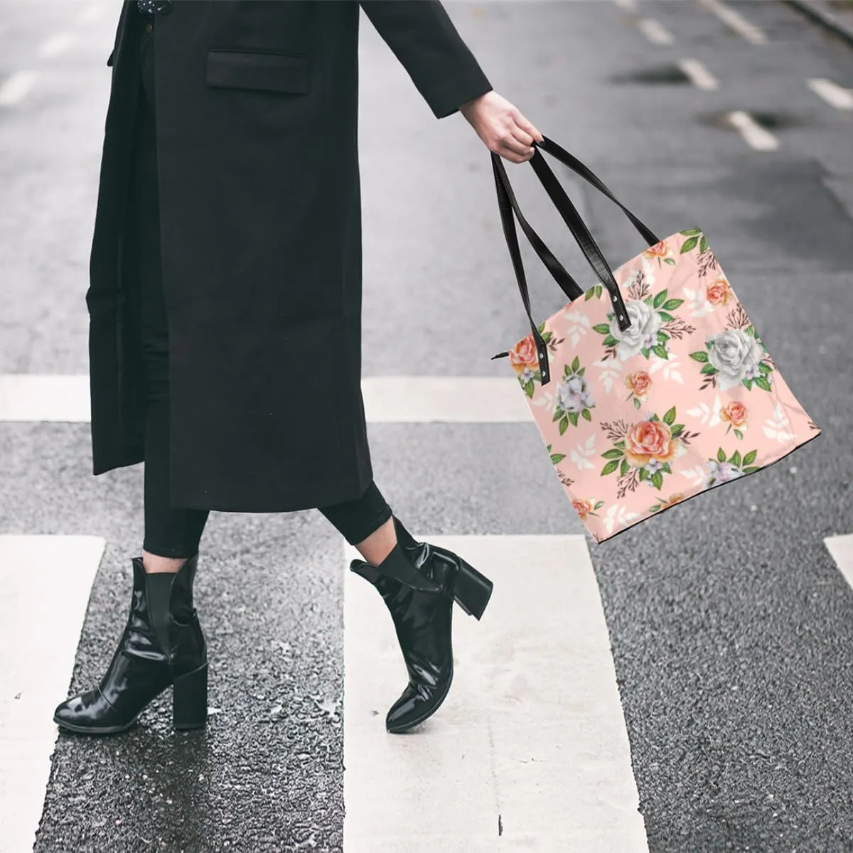 Leather Tote Bag for Women Fashion Shoulder Bag Purses and Handbags Large Capacity Satchel Bags for Work Travel