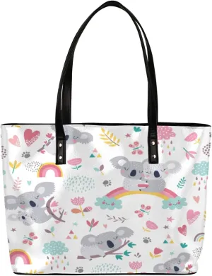Leather Tote Bag for Women Fashion Shoulder Bag Purses and Handbags Large Capacity Satchel Bags for Work Travel
