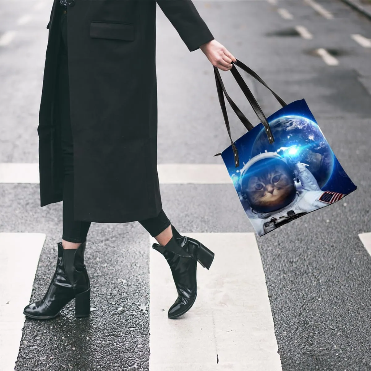 Leather Tote Bag for Women Fashion Shoulder Bag Purses and Handbags Large Capacity Satchel Bags for Work Travel