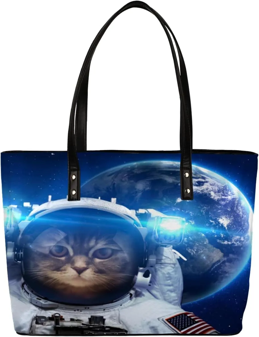 Leather Tote Bag for Women Fashion Shoulder Bag Purses and Handbags Large Capacity Satchel Bags for Work Travel