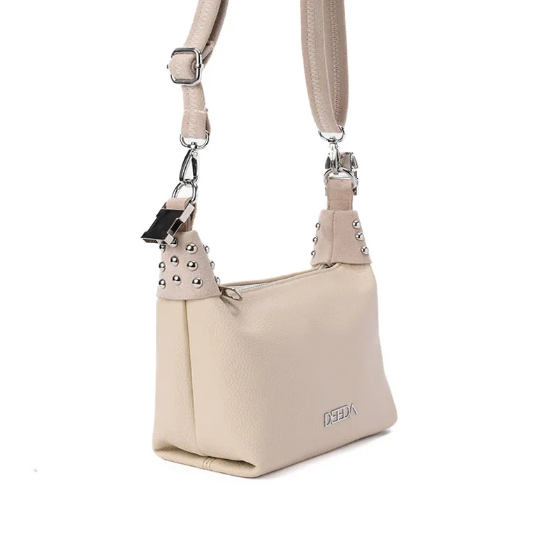 LEILA MINI HOBO - BEIGE