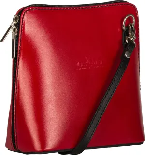 LiaTalia Genuine Italian Leather Small Crossbody Bag for Women – Handmade Mini Shoulder Purse from Florence Tuscany – Abby
