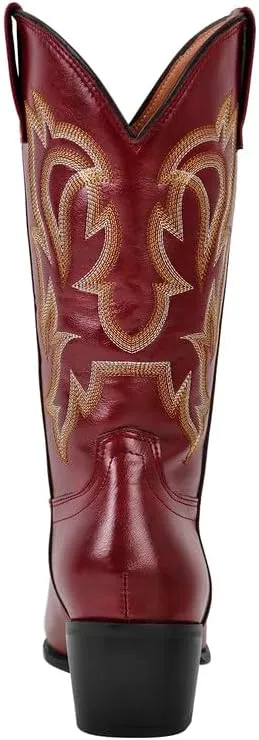 LISHAN Women's Western Boots Cowboy Cowgirl Boots