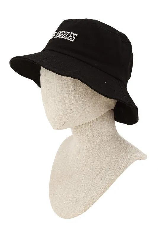 LOS ANGELES 3D Embroidery Bucket Hat