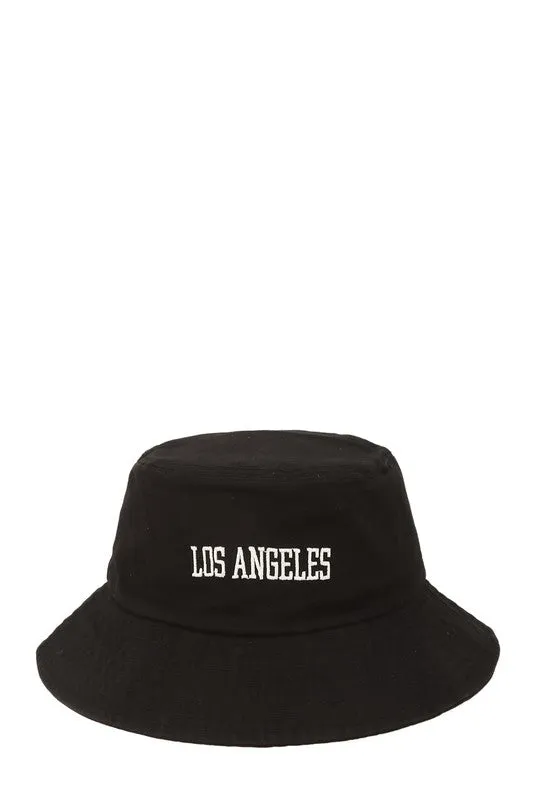 LOS ANGELES 3D Embroidery Bucket Hat