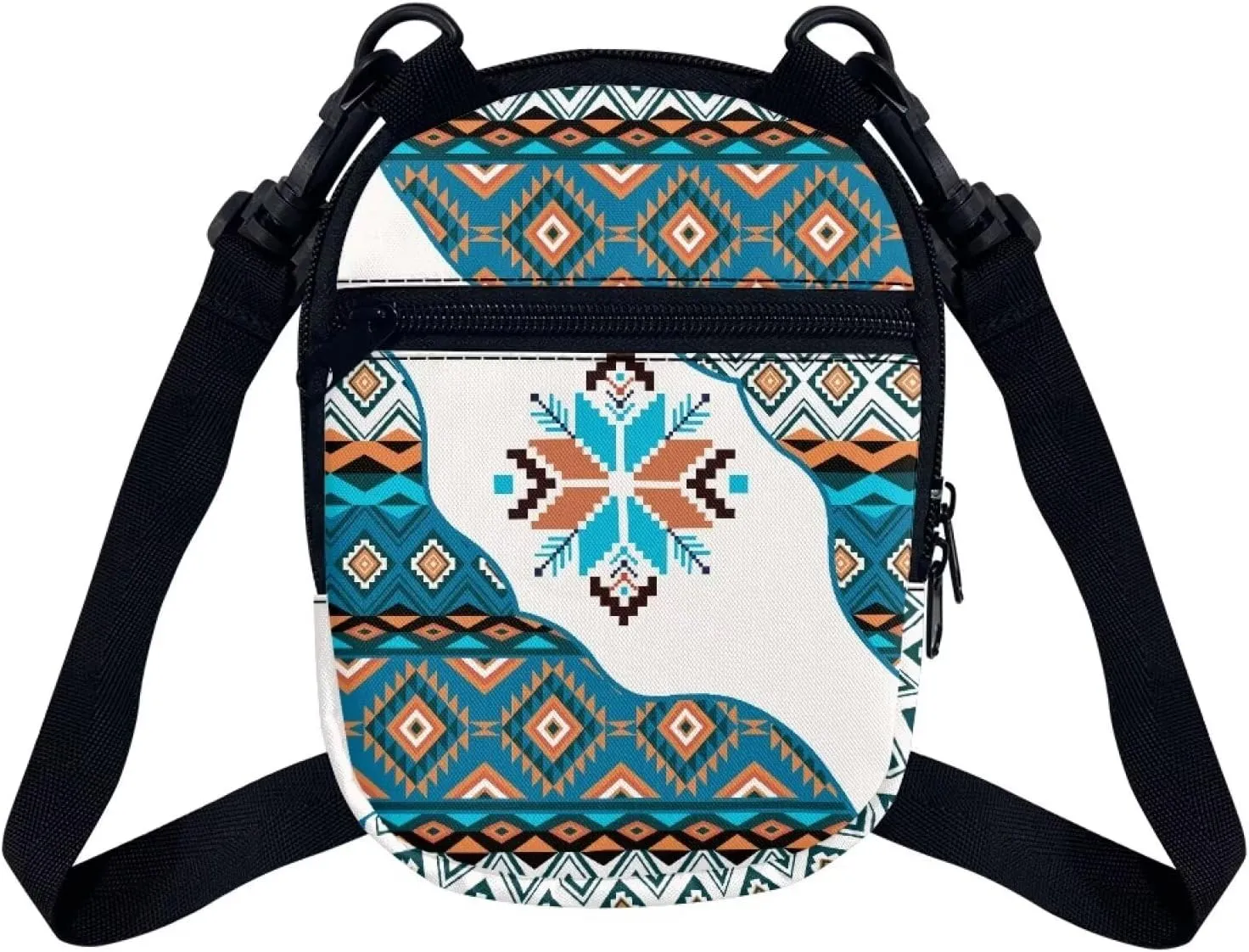 Lotusorchid Sling Cell Phone Purse, Crossbody Mini Wallet Purse Shoulder Handbag with Adjustable Straps