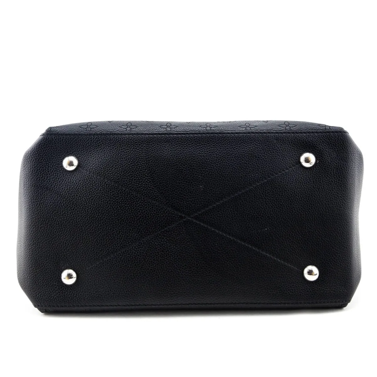 Louis Vuitton Black Mahina Beaubourg Hobo MM