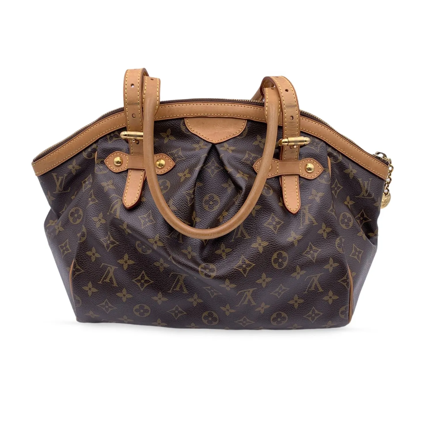 LOUIS VUITTON Brown Monogram Canvas Tivoli Gm Satchel Bag