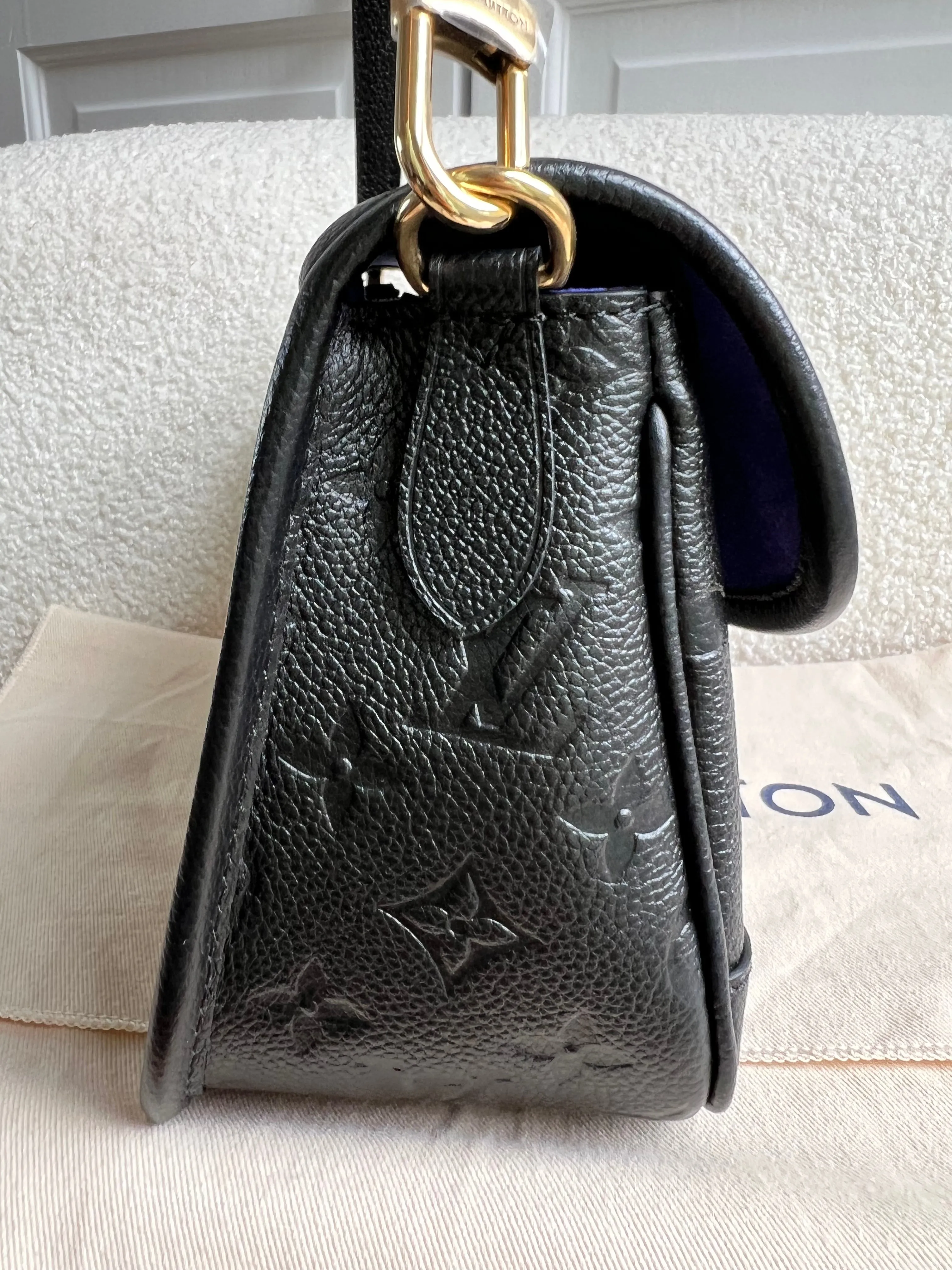 Louis Vuitton Diane Satchel Black Empreinte (RRP £2,020)