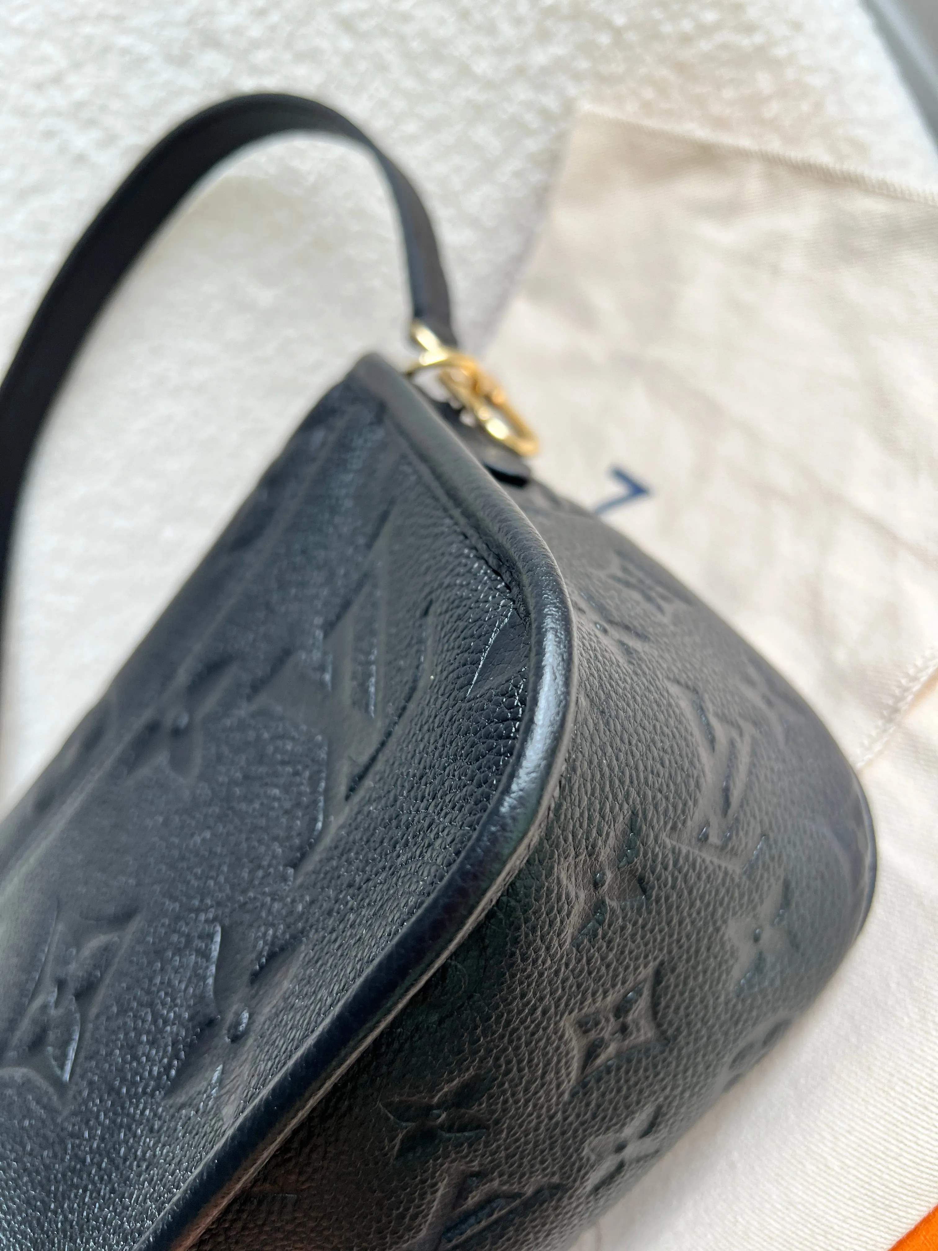 Louis Vuitton Diane Satchel Black Empreinte (RRP £2,020)