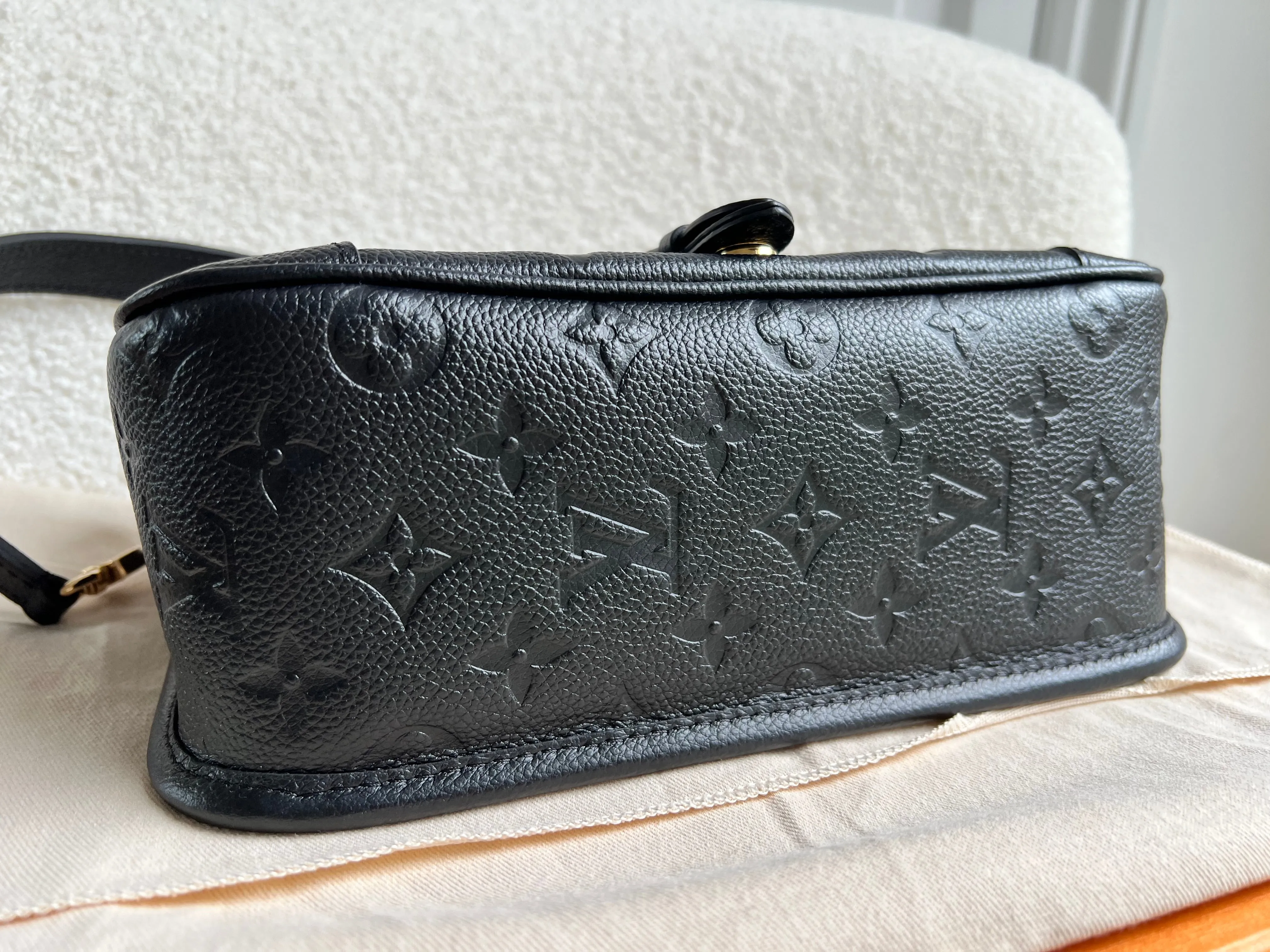 Louis Vuitton Diane Satchel Black Empreinte (RRP £2,020)