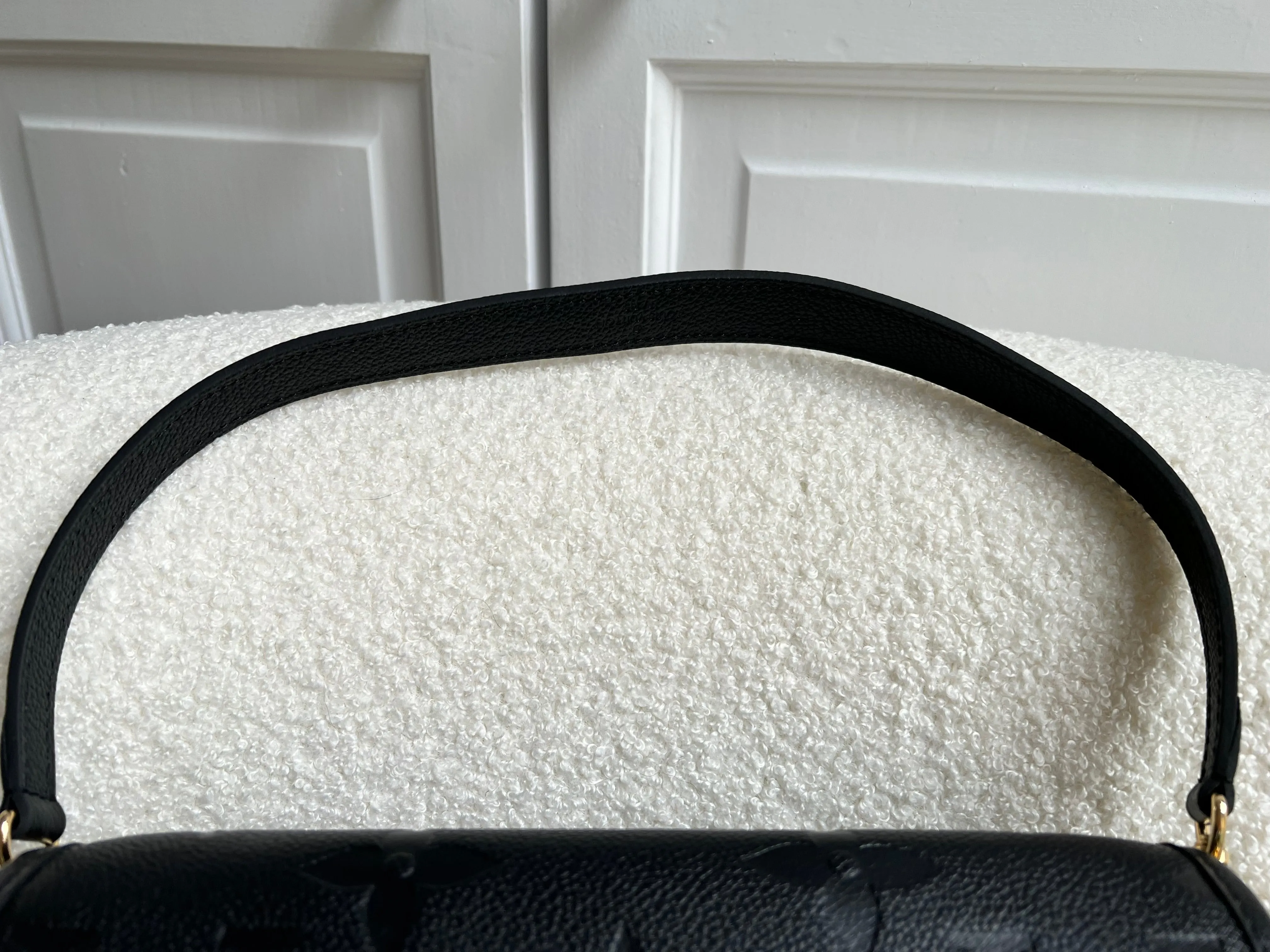 Louis Vuitton Diane Satchel Black Empreinte (RRP £2,020)