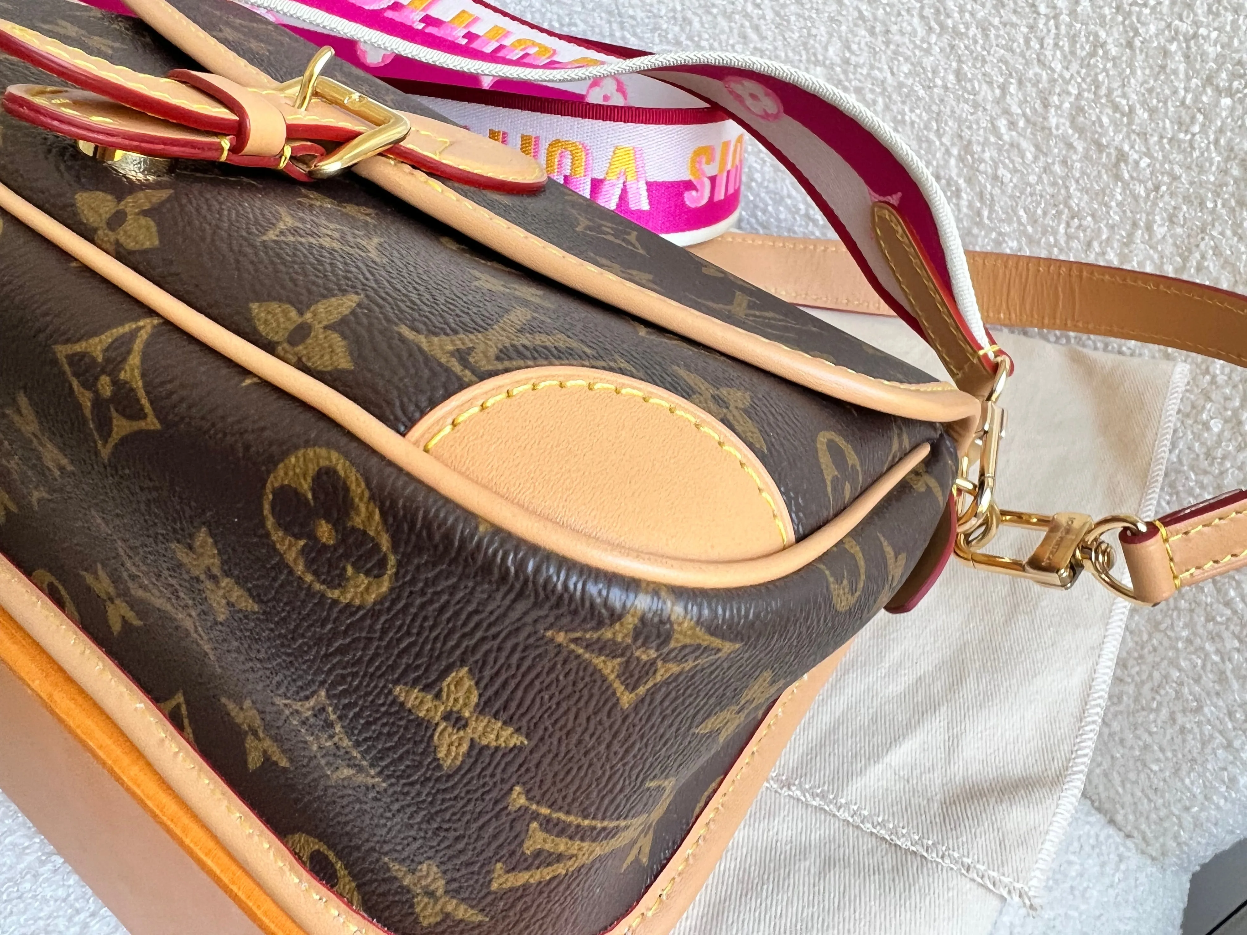 Louis Vuitton Diane Satchel Monogram Fuchsia (RRP £1,790)