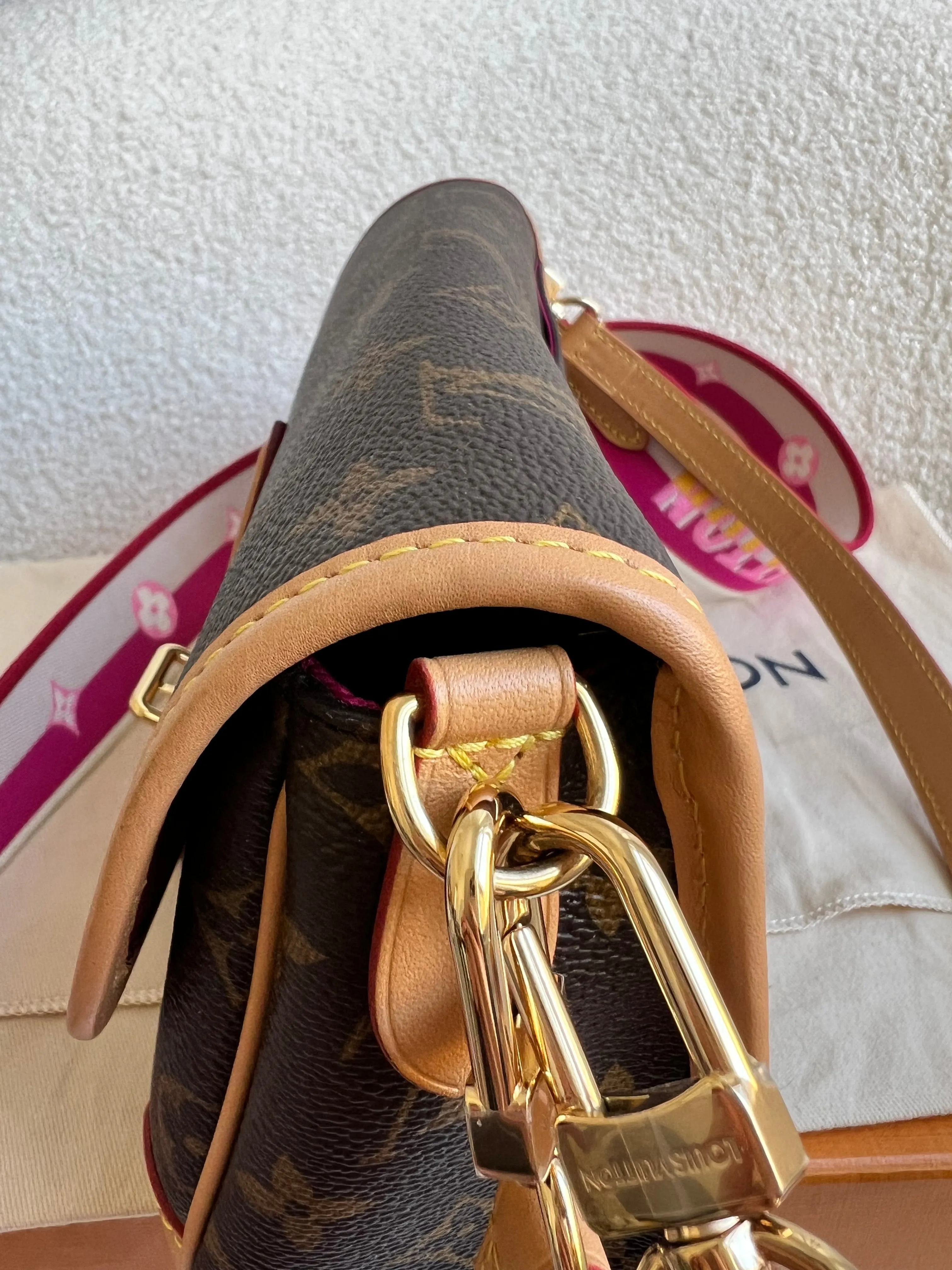 Louis Vuitton Diane Satchel Monogram Fuchsia (RRP £1,790)