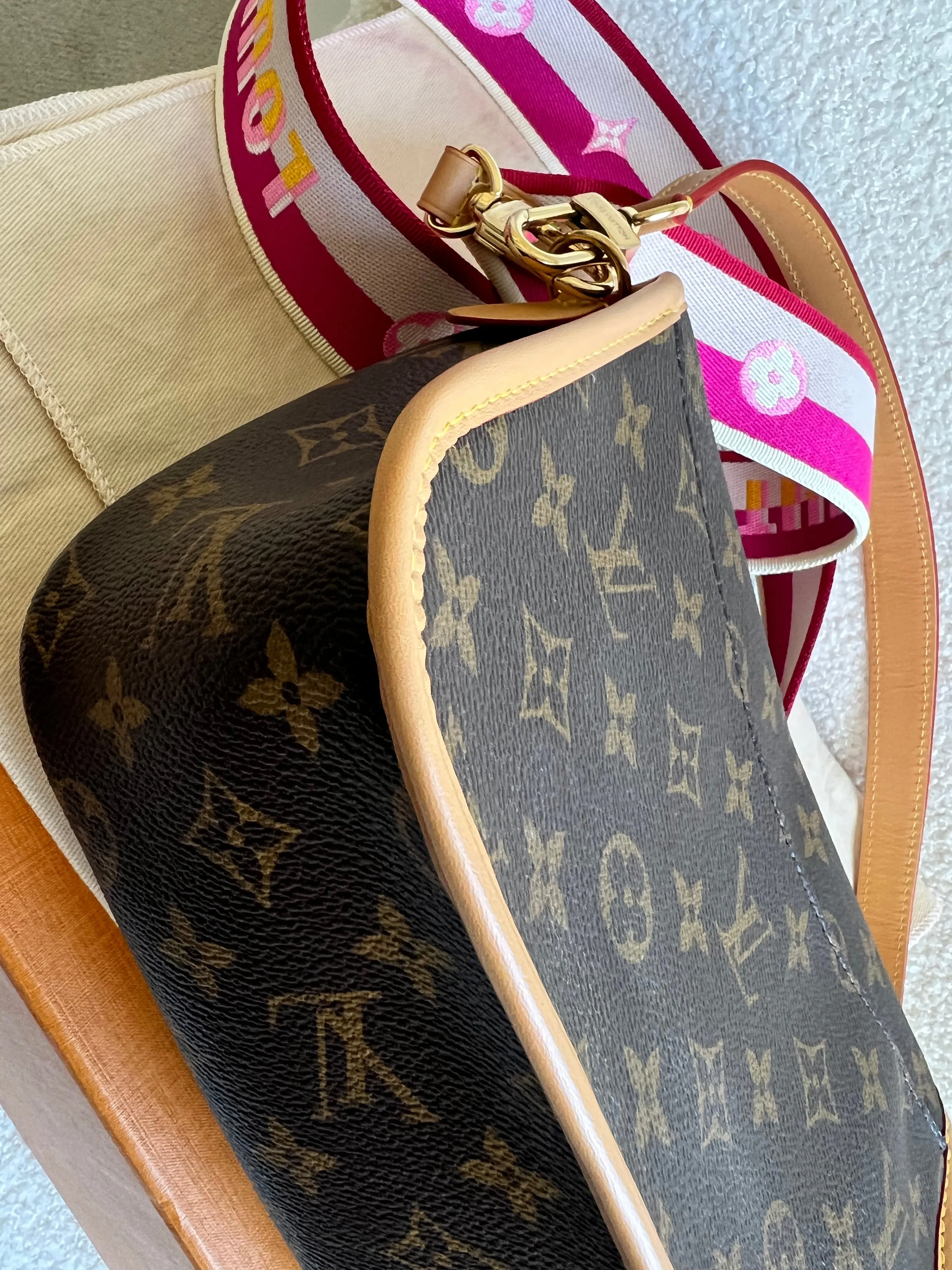 Louis Vuitton Diane Satchel Monogram Fuchsia (RRP £1,790)