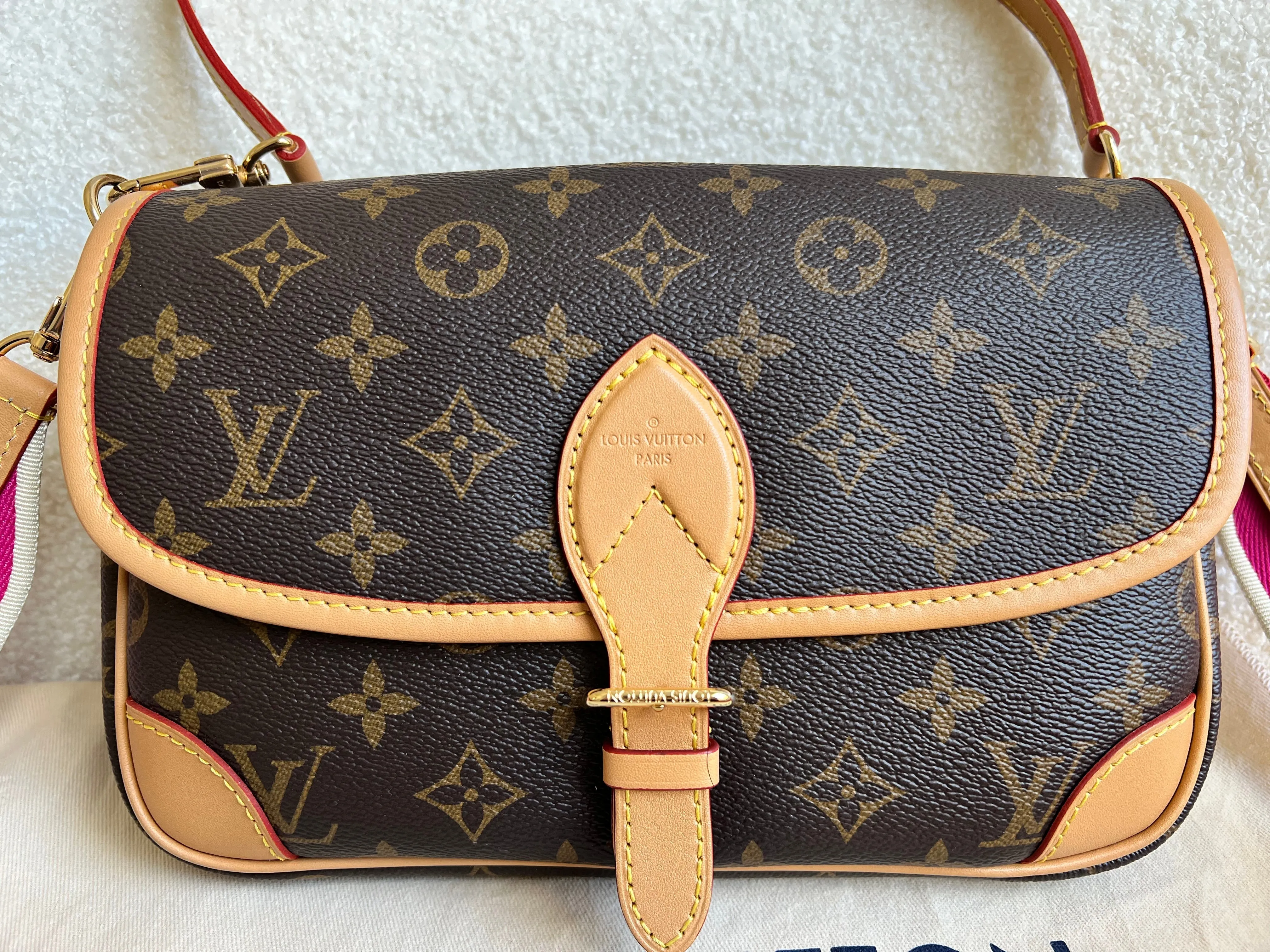 Louis Vuitton Diane Satchel Monogram Fuchsia (RRP £1,790)