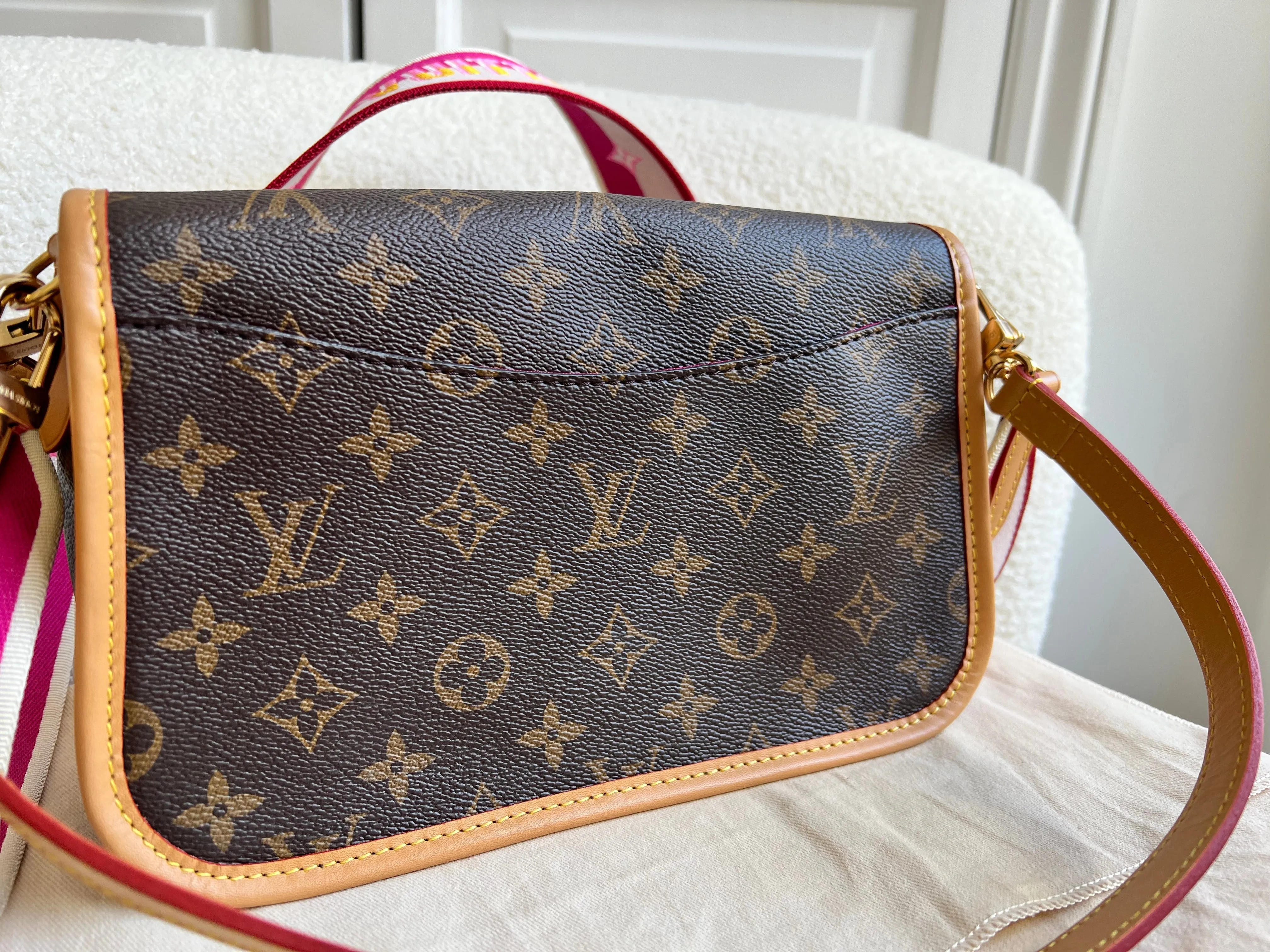 Louis Vuitton Diane Satchel Monogram Fuchsia (RRP £1,790)