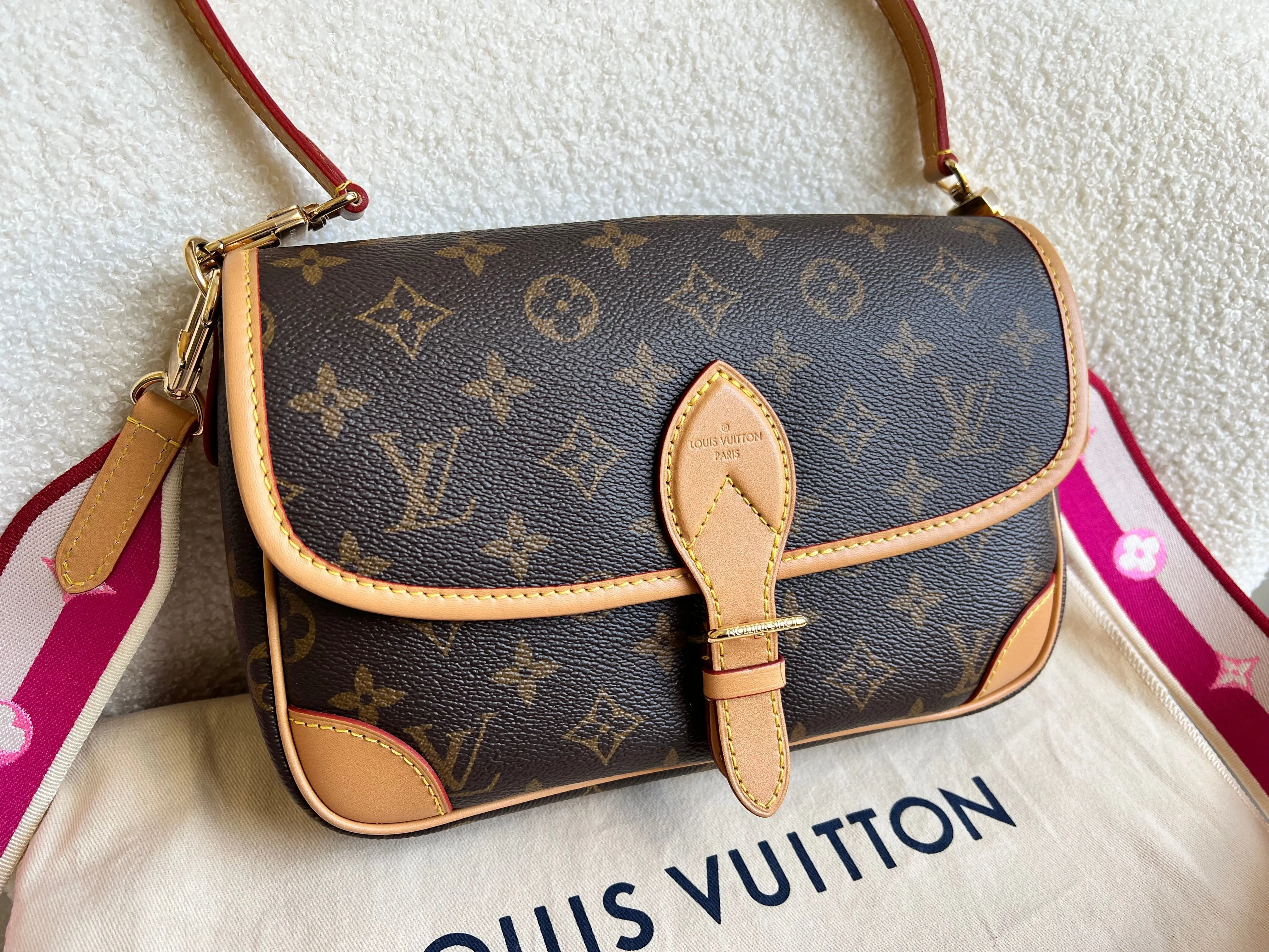 Louis Vuitton Diane Satchel Monogram Fuchsia (RRP £1,790)