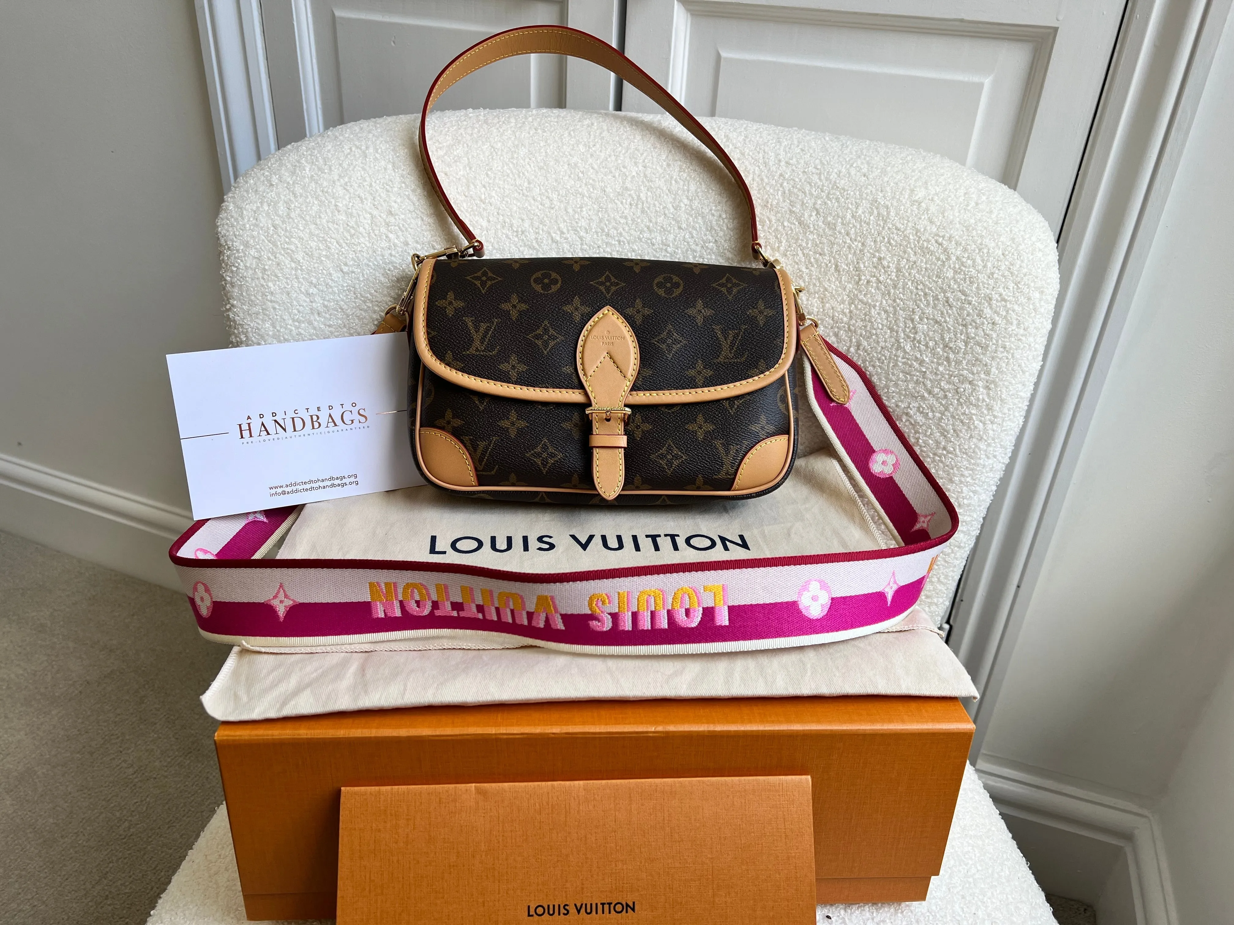 Louis Vuitton Diane Satchel Monogram Fuchsia (RRP £1,790)