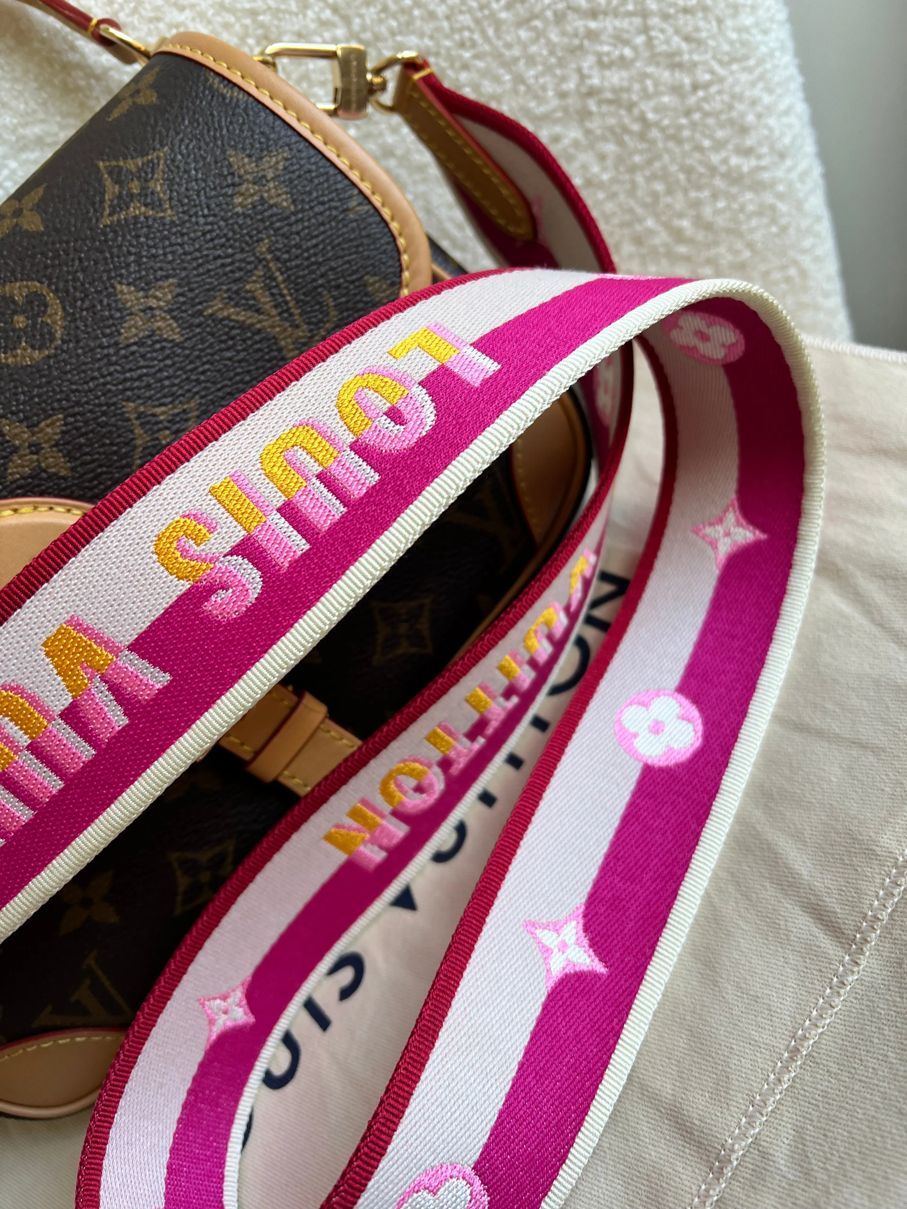 Louis Vuitton Diane Satchel Monogram Fuchsia (RRP £1,790)