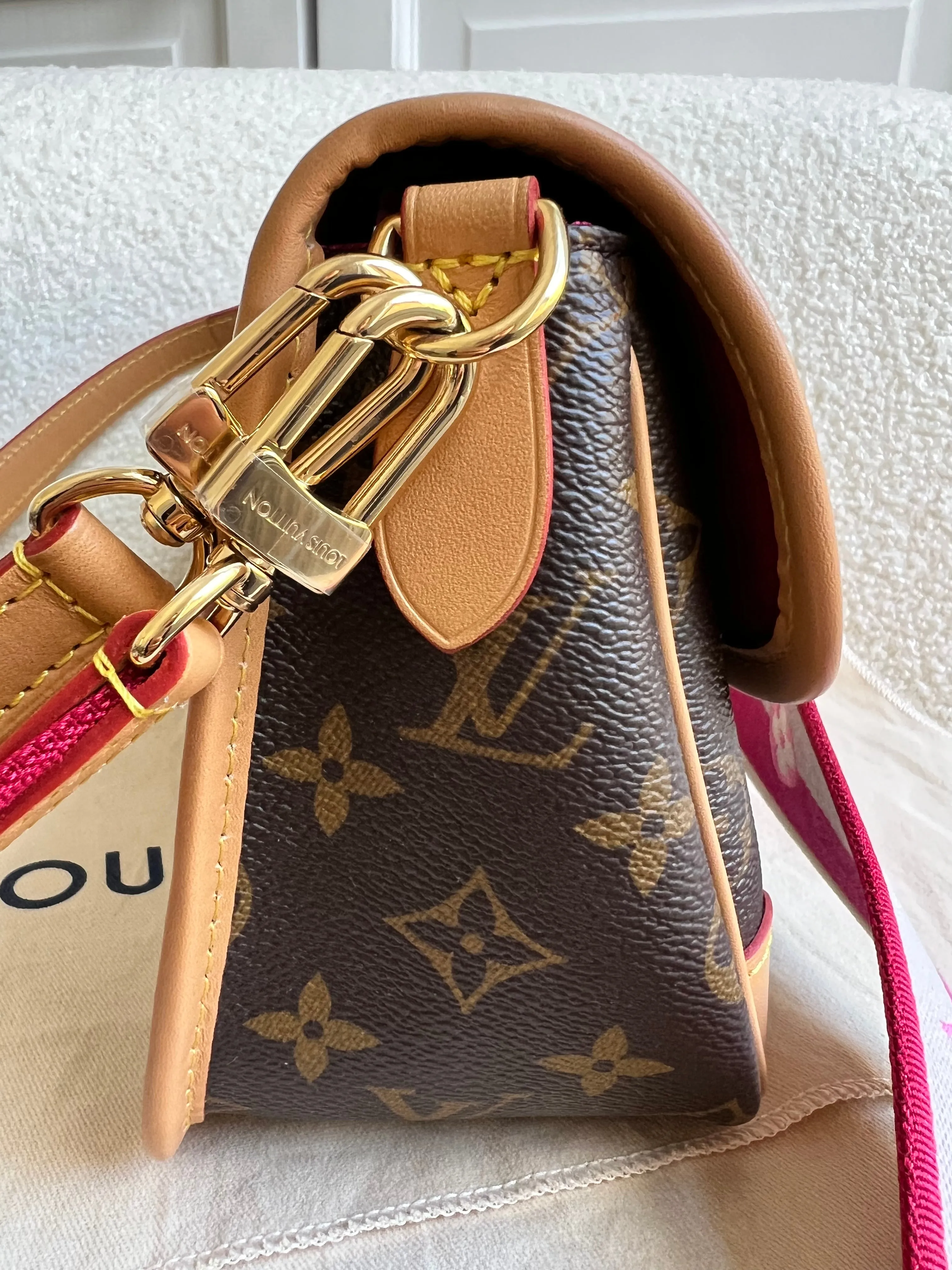 Louis Vuitton Diane Satchel Monogram Fuchsia (RRP £1,790)