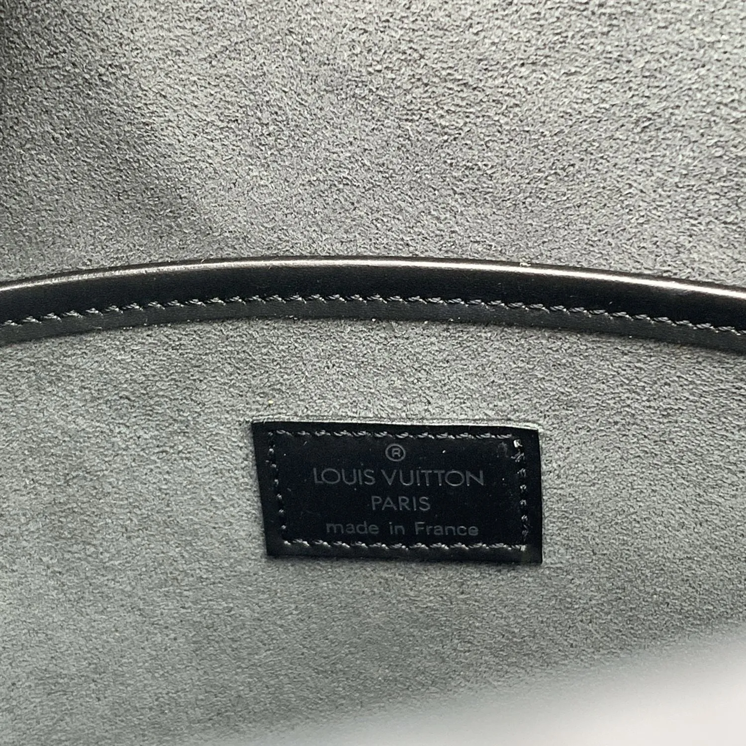 LOUIS VUITTON Vintage Black Epi Leather Noctambule Handbag Tote Bag