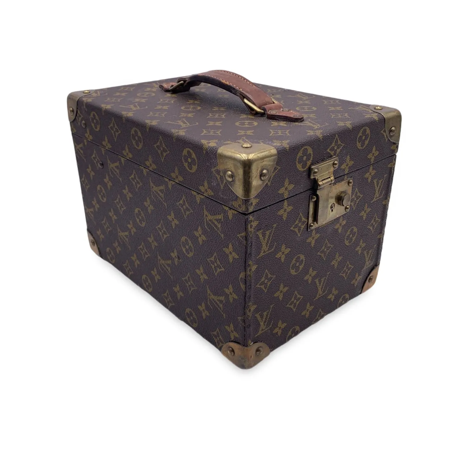 LOUIS VUITTON Vintage Monogram Boite Flacons Train Case