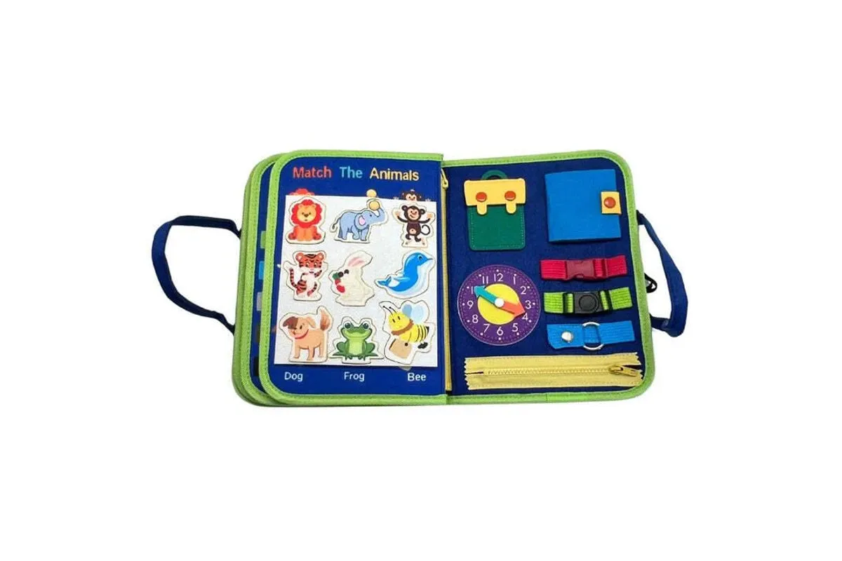 MAGIC SENSORY BUSY BOARD BLUE
