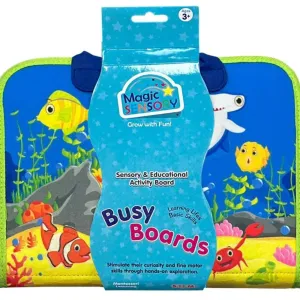 MAGIC SENSORY BUSY BOARD BLUE