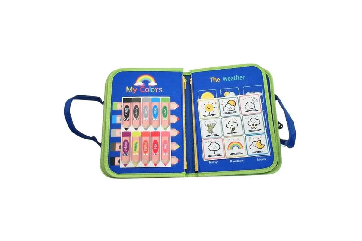 MAGIC SENSORY BUSY BOARD BLUE